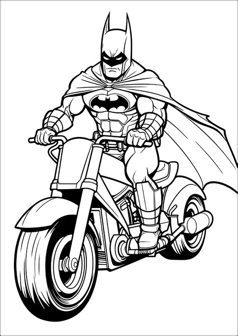Batman Coloring Pages Free Printable