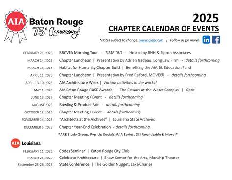 Baton Rouge Event Calendar