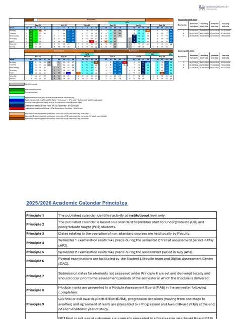 Bcu Academic Calendar