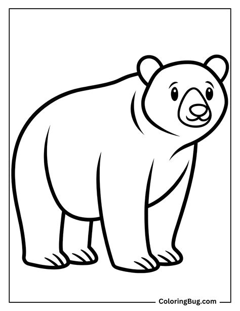 Bear Coloring Pages Free