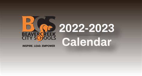 Beavercreek Schools Calendar