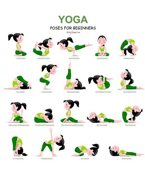 Beginner Yoga Poses Printable