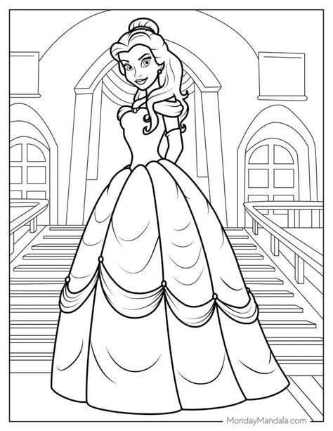 Belle Coloring Sheet