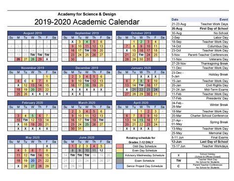 Berkeley College Academic Calendar