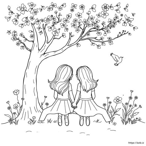 Best Friend Coloring Pages To Print