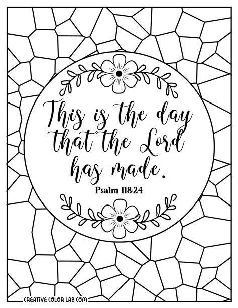 Bible Color Pages Printable