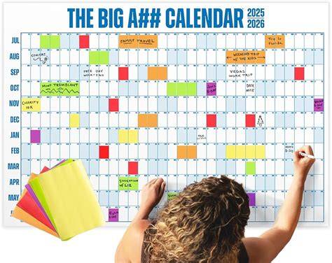 Big Ass Calendar Dupe