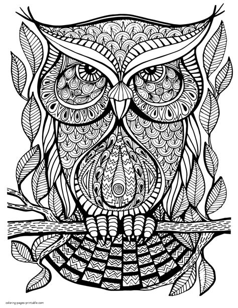 Big Coloring Pages For Adults