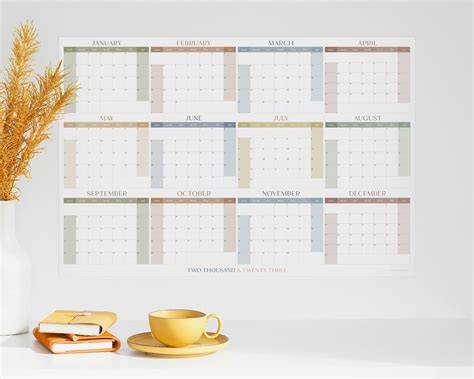 Big Yearly Wall Calendar