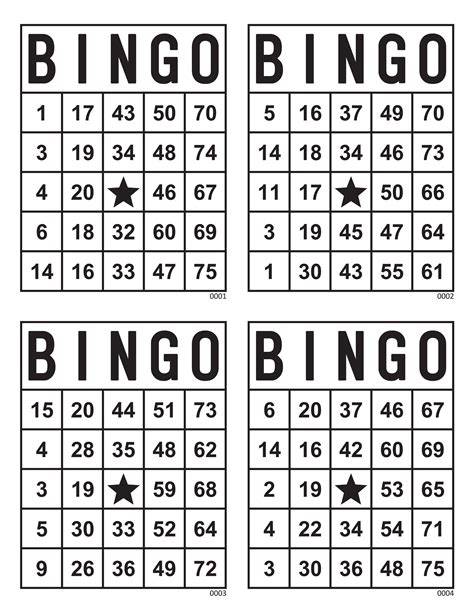 Bingo Printable Free