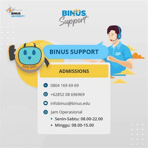 Binus University Admissions Calendar 2025