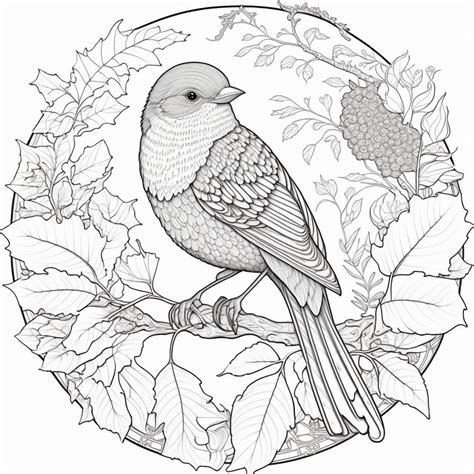 Bird Adult Coloring
