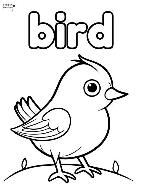 Bird Coloring Sheet