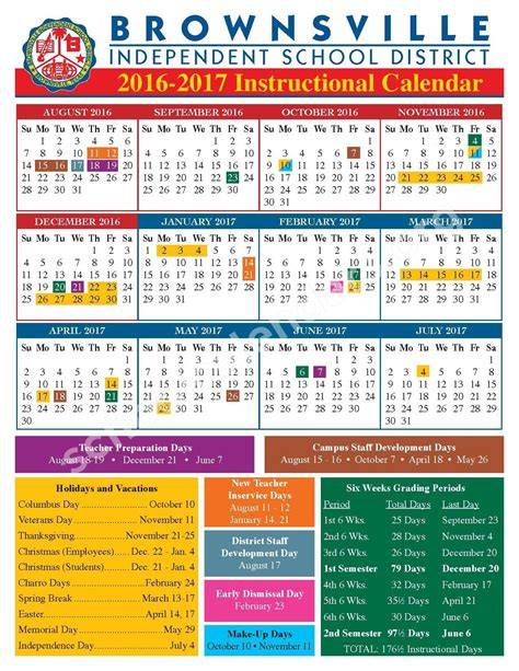 Bisd Calendar Brownsville