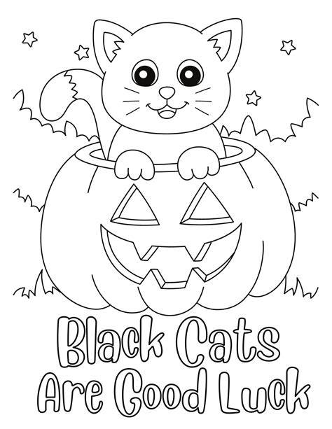 Black Cat Coloring Pages