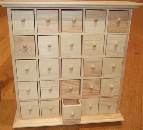 Blank Advent Calendar Box