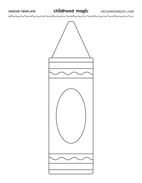 Blank Crayon Template