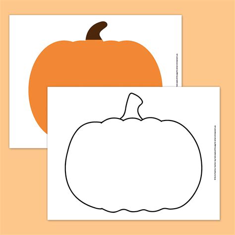 Blank Pumpkin Printable