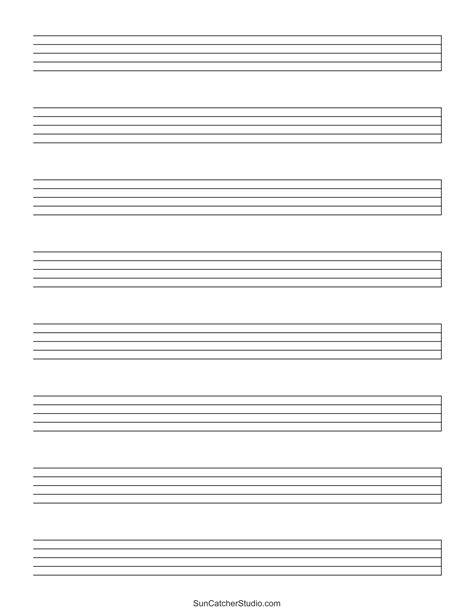 Blank Staff Paper Printable