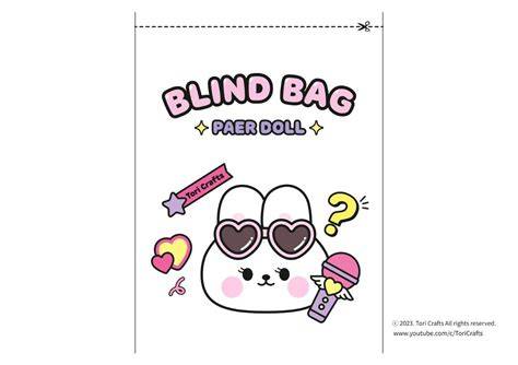 Blind Bag Printable Free