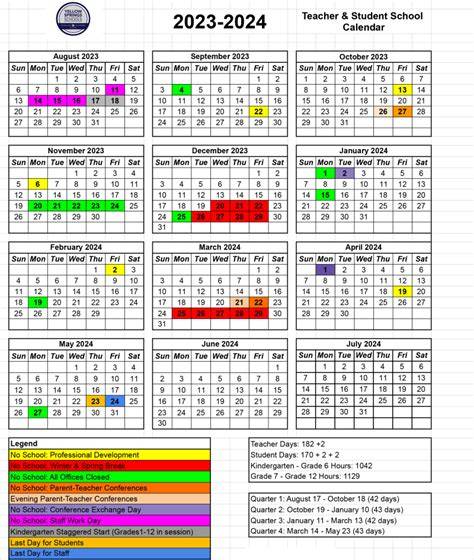 Blue Springs Schools Calendar