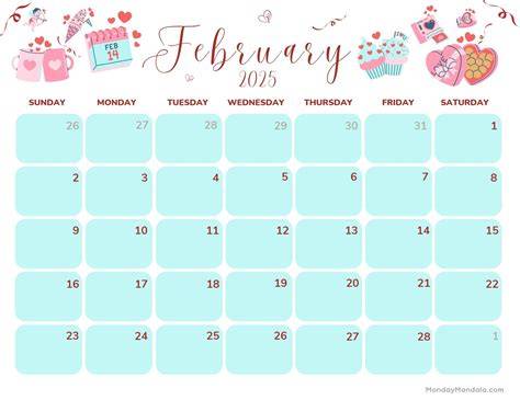 calendar for february 2025