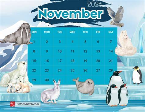 calendar with animals