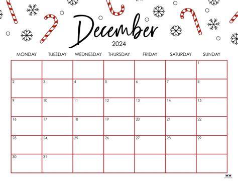 december calendar 2024
