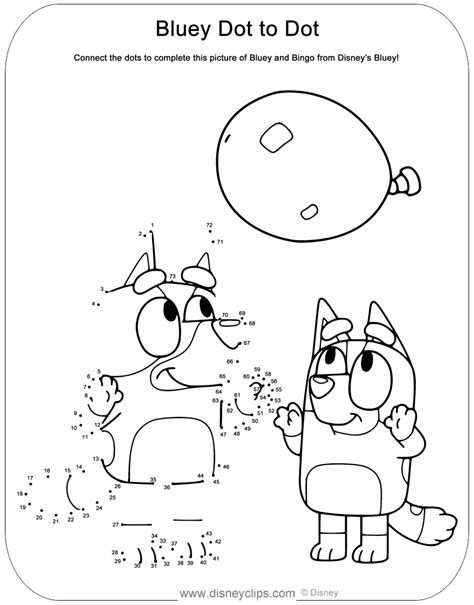 Bluey Activity Sheets