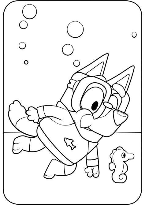 Bluey Coloring Sheets