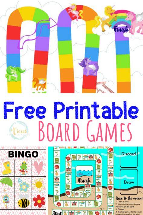 Board Games Printable Free