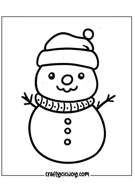 Bold And Easy Christmas Coloring Pages
