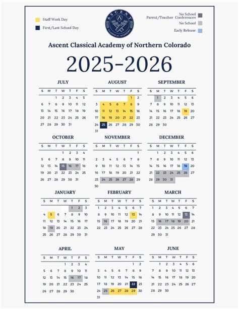 colorado college academic calendar