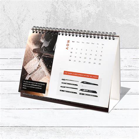 custom desk calendar