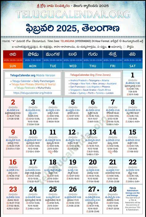 Boston Telugu Calendar