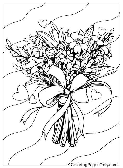 Bouquet Of Flowers Coloring