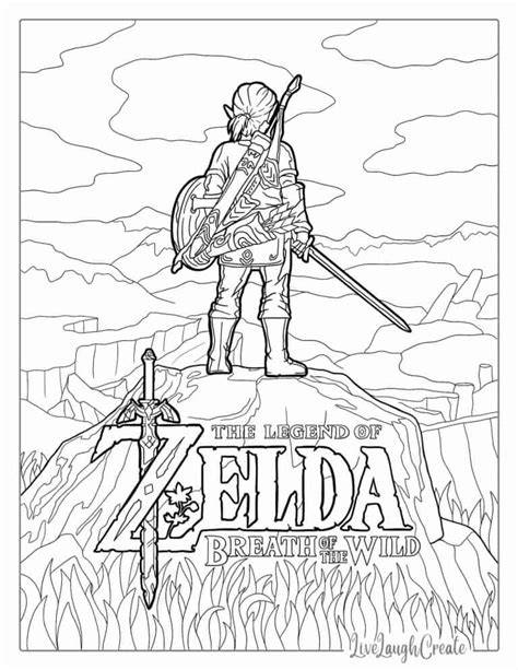 Breath Of The Wild Coloring Pages