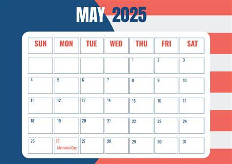 may 2025 calendar