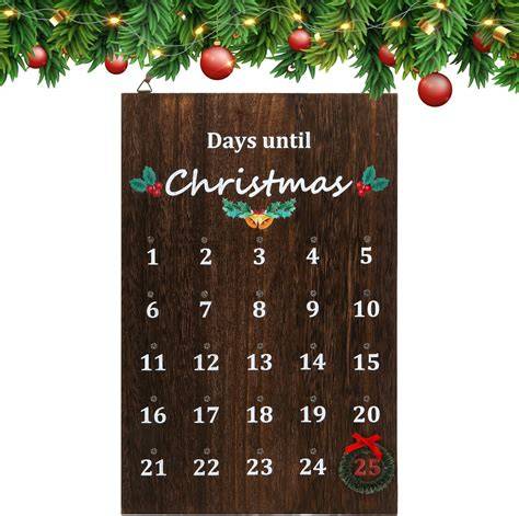 christmas calendar countdown