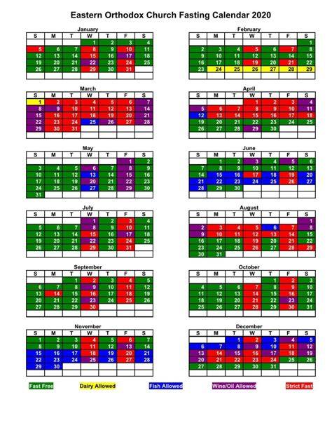 eastern orthodox calendar