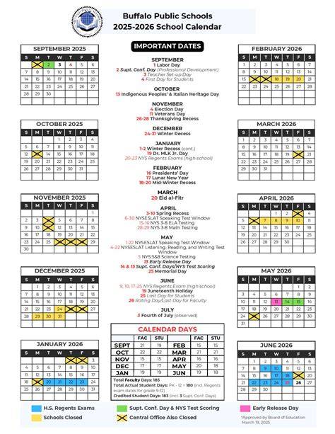 Buffalo Public Schools Calendar 2024