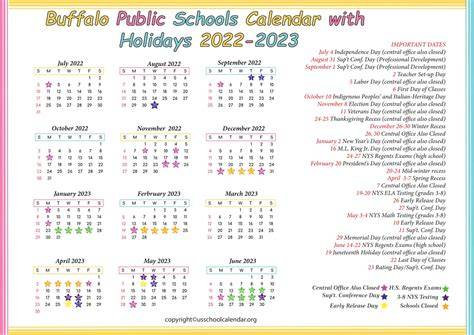 Buffalo Public Schools Calendar 23 24