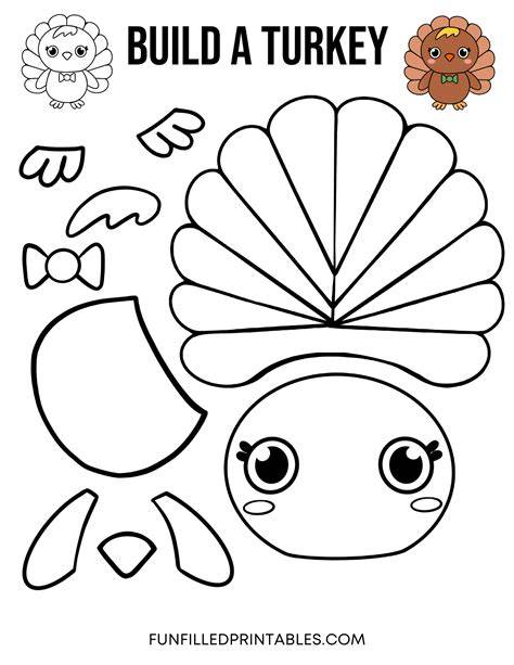 Build A Turkey Free Printable