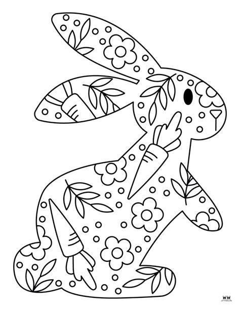 Bunny Coloring Page Free