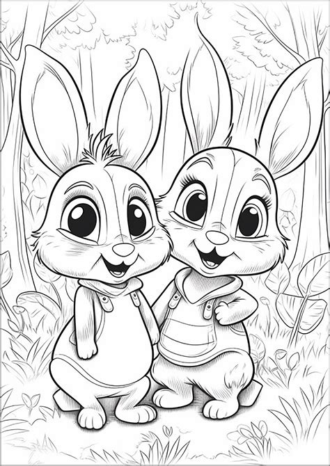 Bunny Coloring Pictures