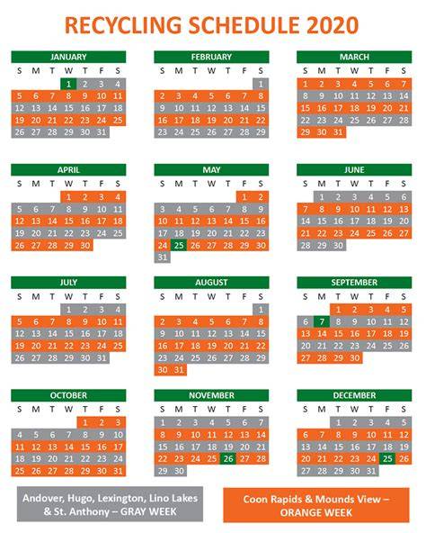 Burlington County Recycling Calendar