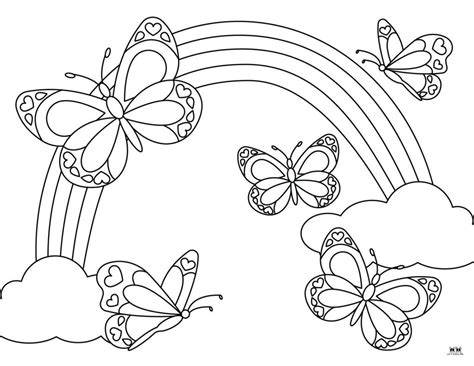Butterfly Coloring Printouts