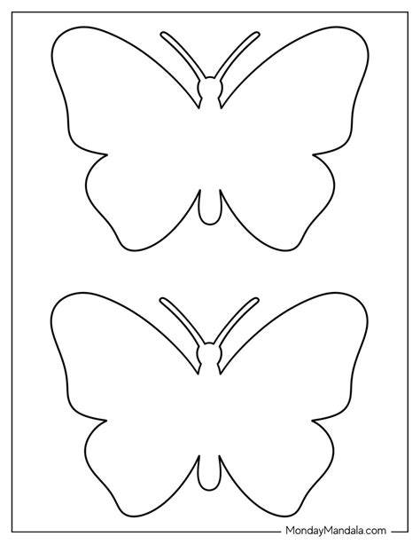 Butterfly Template Printable Pdf