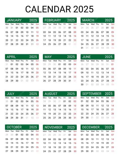 Calendar 2025 Download