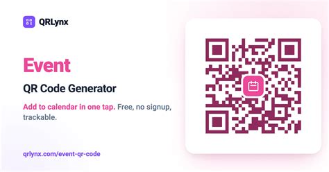 Calendar Event Qr Code Generator